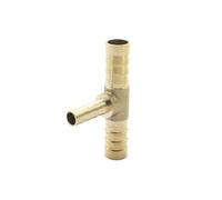 KXJSYL Tool 1PC 4mm 5mm 6mm 8mm 10mm 12mm 14mm 16mm Té Type Réducteur Tuyau Barb Laiton Barbelé Tube Tuyau Raccord Réducteur Coupleur Connecteur Adaptateur(16-8-16mm OD)