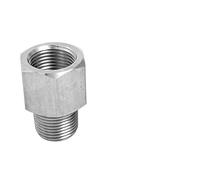 KXJSYL Tool 1pc M14 M16 Femelle X M8 M10 M12 M14 M16 M18 M20 1/8" 1/4" 3/8" 1/2" Mâle BSP Filetage Raccord de Tuyau Haute Pression en Acier Inoxydable(F M16x1.5-M M8x1)