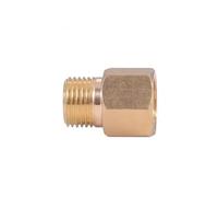KXJSYL Tool 1pc M6 M8 M10 M12 1/8" 1/4" BSP Femelle vers mâle Filetage Laiton coude à 90 degrés Tube raccord de Tuyau Adaptateur for système de Lubrification à l'huile(Straight,F M10x1-M M8x1)
