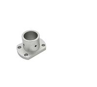 KXJSYL Tool 1pc siège Fixe d'axe Optique, Base de Fil supérieur en Alliage d'aluminium, Support de Bride Circulaire, Support d'arbre de Guidage, STHRB/SB/CB/ATHR(Oval,50mm)