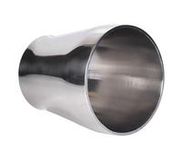 KXJSYL Tool 1pc Tailles 16 19 25 32 38 45 51 57 63 76 89 102 108 114 139mm 304 Tuyau réducteur concentrique soudé sanitaire en Acier Inoxydable for Brassage à Domicile(102mm to 76mm)