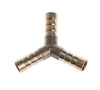 KXJSYL Tool 1PC Y Forme 3 Voies Joint épisseur Tube Tuyau T connecteur 3 Voies Union Laiton raccord for ménage Carburant gaz Liquide R2LC(8mm)