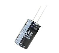 KXJSYL Tool 2/5/20 pièces 6.3 V 10 V 16 V 25 V 35 V 50 V 400 V 450 V 1 UF 2.2 UF 4.7 UF 10 UF 1000 UF 22 UF 33 UF 47 UF 470 UF 100 UF 220 UF Condensateur Électrolytique en Aluminium(50V 1uF 50PCS)