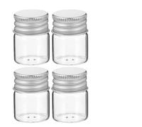 KXJSYL Tool 5 ML 6 ML 7 ML 10 ML 15 ML 25 ML 30 ML Pot en Verre avec Couvercle en Aluminium Bouteille en Verre Vide Bouteille Vide Petit Pot en Verre avec Bouchon à vis(6ml 22x36mm)