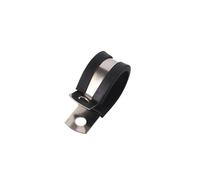 KXJSYL Tool 5 Pièces en Caoutchouc Doublé P Clips R-Type Collier De Serrage Câble De Montage Tuyau Collier De Serrage Collier De Serrage Fixe Support De Tuyau(18mm)
