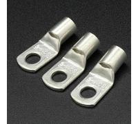 KXJSYL Tool Borne à Nez de Fil de Type SC, cuivre Nu, SC6, SC10, SC16, SC25, SC35, cosses de Bloc de Batterie, Trou ID 6, 8, 10, 12 mm, connecteur de câble DTGA à sertir(SC25-12,50pcs)