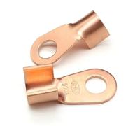 KXJSYL Tool Borne de Fil OT Type 3A 5A 10A 20A 30A 40A 50A 60A 80A cosses à Nez Nu en cuivre Rouge à sertir connecteur de câble à Bouche Ouverte épissure(30A,300 Pieces)