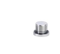 KXJSYL Tool Bouchon de Tuyau en Acier Inoxydable 304, Six Angles intérieurs avec Bride, Bouchon d'huile, Filetage mâle, Bague d'étanchéité M1214161820/22/24/27/33 x 1,5(M16x1.5)