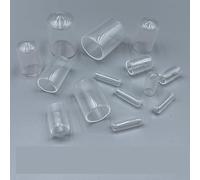 KXJSYL Tool Capuchon en Caoutchouc Manchon de Protection Embouts Bouchons en Silicone Bouchon en Plastique Blanc Transparent Taille 1.3mm-90mm(Translucent,A12mm-B20mm 30Pcs)