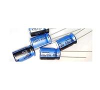 KXJSYL Tool Condensateurs électrolytiques audiophiles 6,3 V/10 V/16 V/25 V/35 V/50 V, 0,47 µF/1 µF/3,3 µF à 470 µF, 10 pièces(25V470uF 10X12)