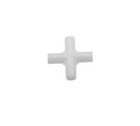 KXJSYL Tool Connecteur croisé coudé Droit en PVC, 12mm, 5 pièces, Joint en té 60 90 120 135 degrés, raccord de Tuyau en PVC, raccords Fixes de Tente à Monter soi-même(White-05)