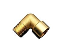 KXJSYL Tool Connecteur de raccord de Tuyau coudé en Laiton, 1/8 "1/4" 3/8 "1/2" 3/4 "1", Filetage Femelle X mâle, coupleur for Eau, Carburant et cuivre, 90 degrés, 1 pièce(Female to Male,2")