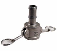 KXJSYL Tool Connecteur Rapide en Acier Inoxydable de Type C à 4 Points for Tuyau Flexible en Fil d'acier, Bouchon Rapide for Tuyau d'eau, tête de pagode à Clipser, 1 pièce(2")