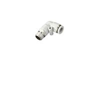 KXJSYL Tool Connecteurs de tuyaux pneumatiques, raccords de tuyaux Blancs de Haute qualité, Filetage BSP 1/4 1/2 6mm 8mm, raccord Rapide, 1 pièce(6-03 (6mm-3l8),PL)