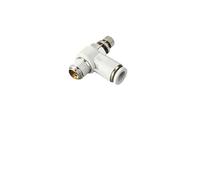 KXJSYL Tool Connecteurs de tuyaux pneumatiques, raccords de tuyaux Blancs de Haute qualité, Filetage BSP 1/4 1/2 6mm 8mm, raccord Rapide, 1 pièce(8-01 (8mm-1l8),SL)