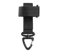 KXJSYL Tool Crochet for Gants en Nylon Multi-usages, Gants de Travail, Clip de sécurité, Corde d'escalade Tactique extérieure, Camping, Suspension, Camping en Plein air(Black)