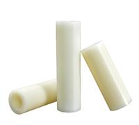KXJSYL Tool Entretoise Creuse Ronde en ABS, en Nylon Blanc Non fileté M3 M4, Support PCB, Colonne d'installation TV(28mm (30pcs),M4.2 (OD 7))