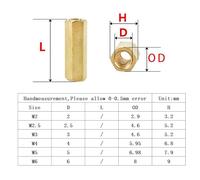 KXJSYL Tool Entretoises de carte mère en laiton, support de carte hexagonale, vis d'espacement, hexagone en cuivre femelle, piliers PCB, boulon d'espacement M5 M6(25mm (10Pcs),M6)