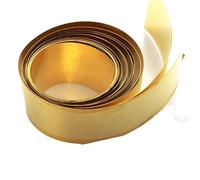 KXJSYL Tool Feuille d'or Fine, épaisseur 0.01-0.3 Mm, Largeur 10-200 Mm, Feuille de cuivre Jaune, Plaque de Laiton, Bande de Laiton, 1 pièce(0.3x100x1000mm)