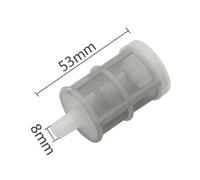 KXJSYL Tool Filet de Siphon à mailles en acier inoxydable, Interface 8mm 10mm 12mm, filtre, fournitures d'irrigation d'aquarium, pompe à membrane, fournitures de Filtration, 1 pièce(8mm)