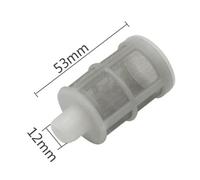 KXJSYL Tool Filet de Siphon à mailles en acier inoxydable, Interface 8mm 10mm 12mm, filtre, fournitures d'irrigation d'aquarium, pompe à membrane, fournitures de Filtration, 1 pièce(12mm)