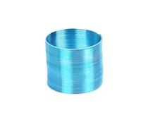 KXJSYL Tool Funny Metal Rainbow Metal Colored Coil Nostalgic Go Down The Stairs Walking Magic Spring,1pc(Blue)