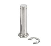 KXJSYL Tool Goupille cylindrique de positionnement à tête Plate en Acier Inoxydable 304 avec axe rainuré M10(120mm)