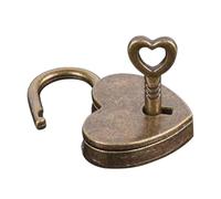 KXJSYL Tool Loquet de boîte à Bijoux en Bois, Serrure en Alliage de Zinc, Boucle verrouillable, Design Vintage, Cadeau for Les Amateurs de Vintage(Lock with Keys)