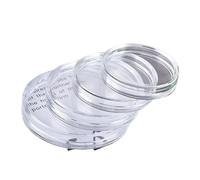 KXJSYL Tool Lot de 10 boîtes de Rangement Rondes Transparentes de 21 à 45 mm, contenants de Collecte de Capsules for Le Stockage des pièces de Monnaie, contenants de Protection(28mm 10pcs)
