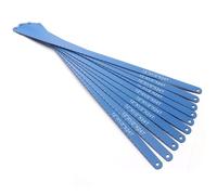 KXJSYL Tool Lot de 10 Lames de scie à métaux en Acier à Haute teneur en Carbone Bleu foncé de 300 mm de Long for Couper Les Accessoires d'outils métalliques