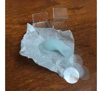 KXJSYL Tool Lot de 100 Lames de Protection Rondes en Verre for Microscope, diamètres 4, 5, 6, 8, 10, 12, 13, 14, 15, 16 à 35 mm, for Laboratoire médical(4mm)