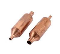 KXJSYL Tool Lot de 2 filtres secs en cuivre for climatiseur et réfrigérateur, Longueur 77 mm