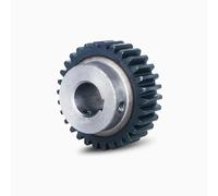 KXJSYL Tool Pignon Droit 10 Dents, modèle 1,5 M = 1,5 m, alésage 6/8 mm, Dents Droites, engrenage Positif en Acier 45#, crémaillère CNC(6mm,2PCS 10 Teeth)