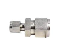 KXJSYL Tool Raccord de Compression à Double Virole de réduction de 6 mm x 1/4 po, Type 316, raccords de Tube d'instrumentation en Acier Inoxydable(RU-M1208)
