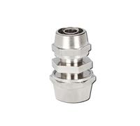 KXJSYL Tool Raccord de Tuyau pneumatique en Laiton à vissage Rapide, Tube de Type T de Type L de Type croisé OD 4mm 6mm 8mm 10mm 12mm 14mm 16mm, 1 pièce(Through,12mm)