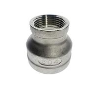 KXJSYL Tool Raccord de Tuyau réducteur fileté à Mamelon Femelle 1 pièce en Acier Inoxydable SS304(DN32,DN8)