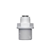 KXJSYL Tool Raccord d'eau Rapide Ro Droit, Tuyau de 1/4 ", connecteur de couplage à Filetage mâle Femelle de 3/8", Filtre à Eau, pièces d'osmose Inverse, 1 pièce(7)