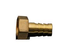 KXJSYL Tool Raccords de tuyaux en Laiton ID 3 mm-25 mm Connecteur de Tuyau M6-M22 et Filetage Femelle 1/8'' 1/4'' 3/8" 1/2'' Tube d'eau à air de Carburant Huile 1 pièce(3/4")
