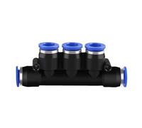 KXJSYL Tool Raccords pneumatiques, connecteur de Tuyau, raccord à dégagement Rapide d'air, 4mm 6mm 8mm 10mm 12mm PU PE PV PY HVFF BUC, 1 pièce(PK,10MM)