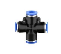 KXJSYL Tool Raccords pneumatiques, connecteur de Tuyau, raccord à dégagement Rapide d'air, 4mm 6mm 8mm 10mm 12mm PU PE PV PY HVFF BUC, 1 pièce(PZA,12MM)