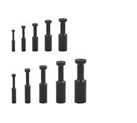 KXJSYL Tool Raccords pneumatiques, connecteur de Tuyau, raccord à dégagement Rapide d'air, 4mm 6mm 8mm 10mm 12mm PU PE PV PY HVFF BUC, 1 pièce(PP Black,12MM)