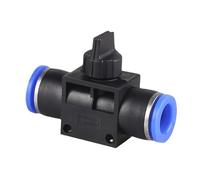 KXJSYL Tool Raccords pneumatiques, connecteur de Tuyau, raccord à dégagement Rapide d'air, 4mm 6mm 8mm 10mm 12mm PU PE PV PY HVFF BUC, 1 pièce(HVFF,10MM)