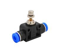 KXJSYL Tool Raccords pneumatiques, connecteur de Tuyau, raccord à dégagement Rapide d'air, 4mm 6mm 8mm 10mm 12mm PU PE PV PY HVFF BUC, 1 pièce(SA,12MM)