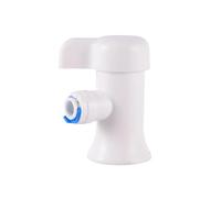 KXJSYL Tool Robinet à Bille en Plastique Droit for Eau RO, Tuyau OD 1/4 "3/8" à Connexion Rapide 1/4 "3/8" mâle 1/2 "Femelle, raccord d'aquarium à Osmose Inverse 1 pièce(1I4 BSP Female White)