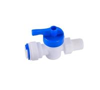 KXJSYL Tool Robinet à Bille en Plastique Droit for Eau RO, Tuyau OD 1/4 "3/8" à Connexion Rapide 1/4 "3/8" mâle 1/2 "Femelle, raccord d'aquarium à Osmose Inverse 1 pièce(3I8-1I2 BSP Male)