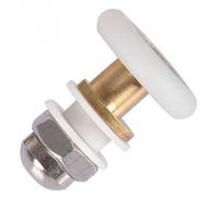 KXJSYL Tool Rouleau de Porte de Douche en Laiton de Remplacement, Durable, for salles de Douche, cabines, poulie, Roues à roulettes, poulies(27mm)