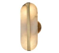 KXKLGWHN Applique murale en marbre de style industriel, abat-jour créatif et unique, applique murale à une tête avec source lumineuse G9, idéale pour les balcons et les vérandas.