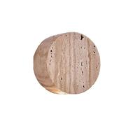 KXKLGWHN Applique murale en marbre de style industriel, abat-jour rond unique à une tête, applique murale G4 à une tête, luminaire décoratif pour escalier et entrée