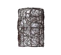 KXKLGWHN Applique Murale en rotin de Style rétro, Abat-Jour en rotin créatif, Applique Murale encastrée au Plafond, Applique Murale à Une tête E27 et luminaires muraux dans la Salle à Manger