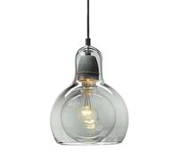 KXKLGWHN Lampe Suspendue en Verre métallique de Style Nordique, Abat-Jour en Verre créatif en Forme de Gourde, luminaires encastrés, Lustre à Une tête à Base E27